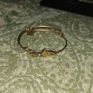 Alex and Ani Gold Bow Bracelet